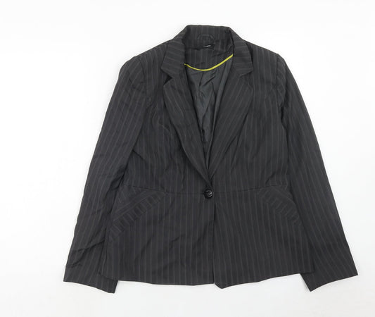 Womens UK Size 16 George Regular Grey Blazer