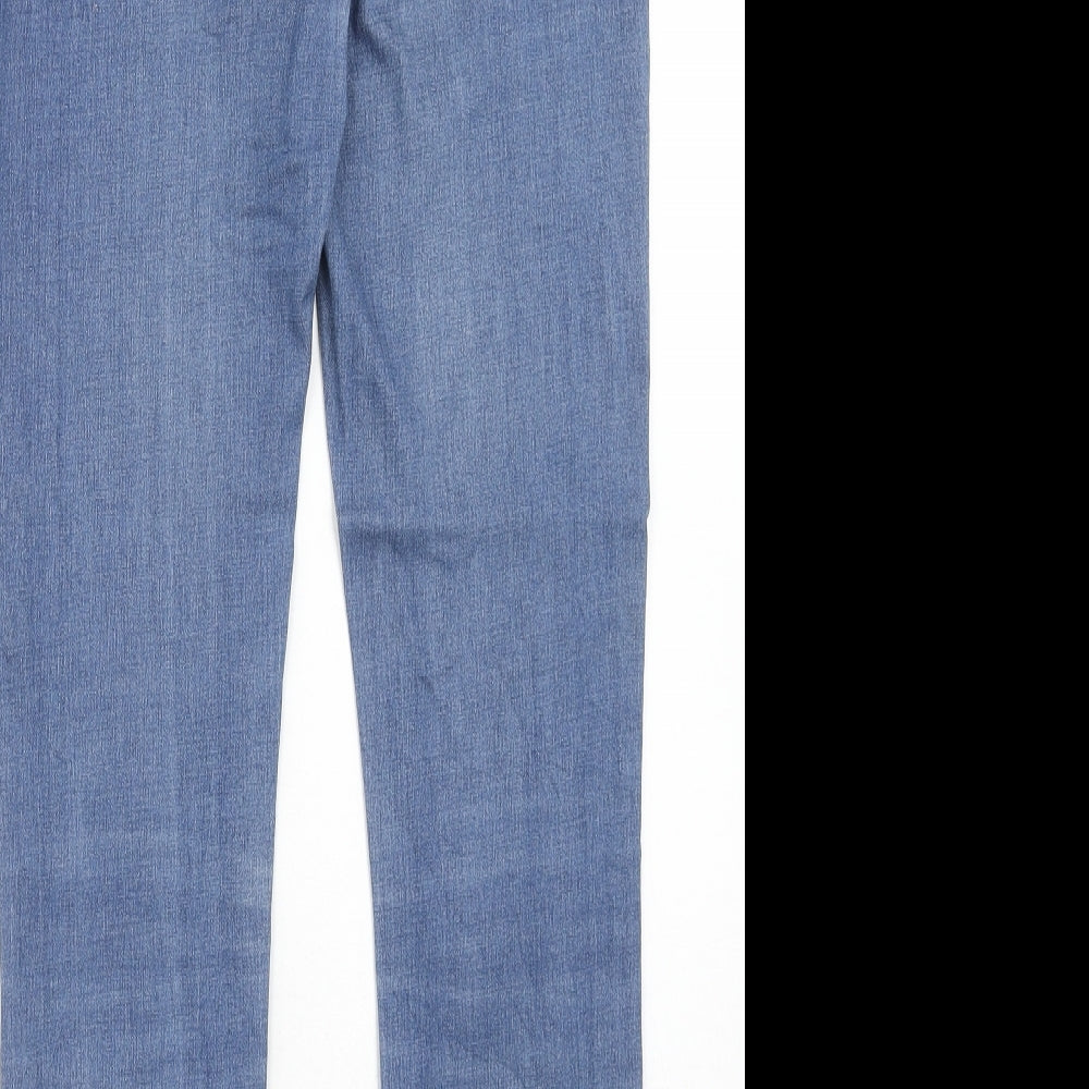 Resalsa Womens Blue Cotton Skinny Jeans Size 28 in Regular Zip