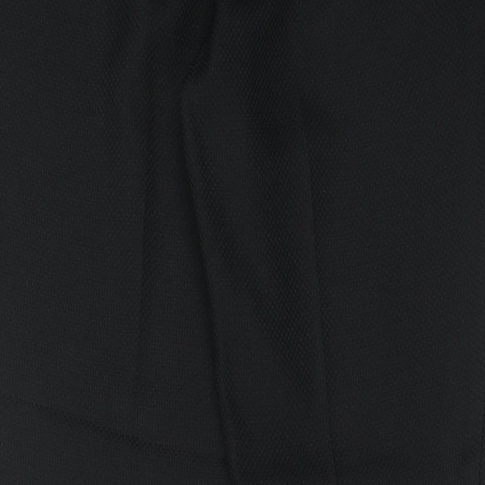 Womens UK Size 12 Peacocks Regular Fit Dress Pants Black Trousers