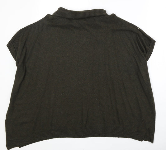Womens UK Size M New Look Grey Pullover Jumper