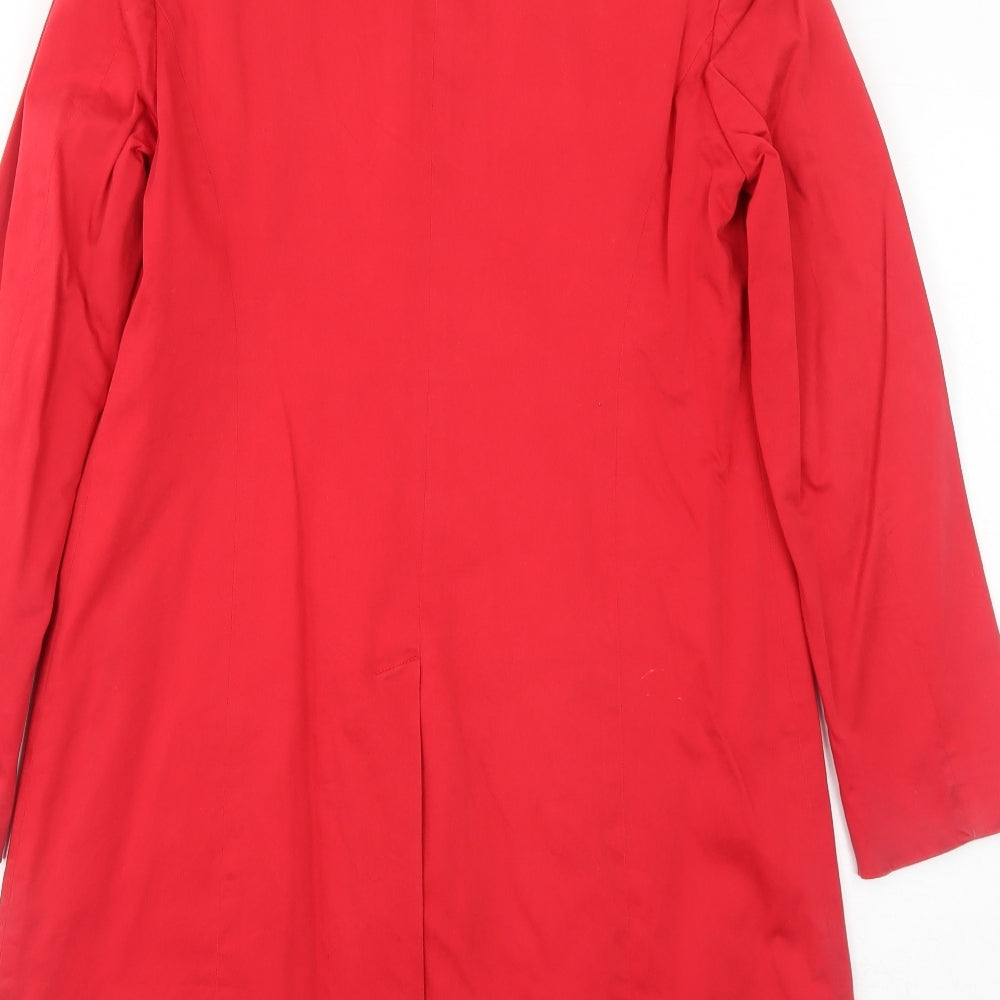Womens UK Size 12 Savoir Red Overcoat
