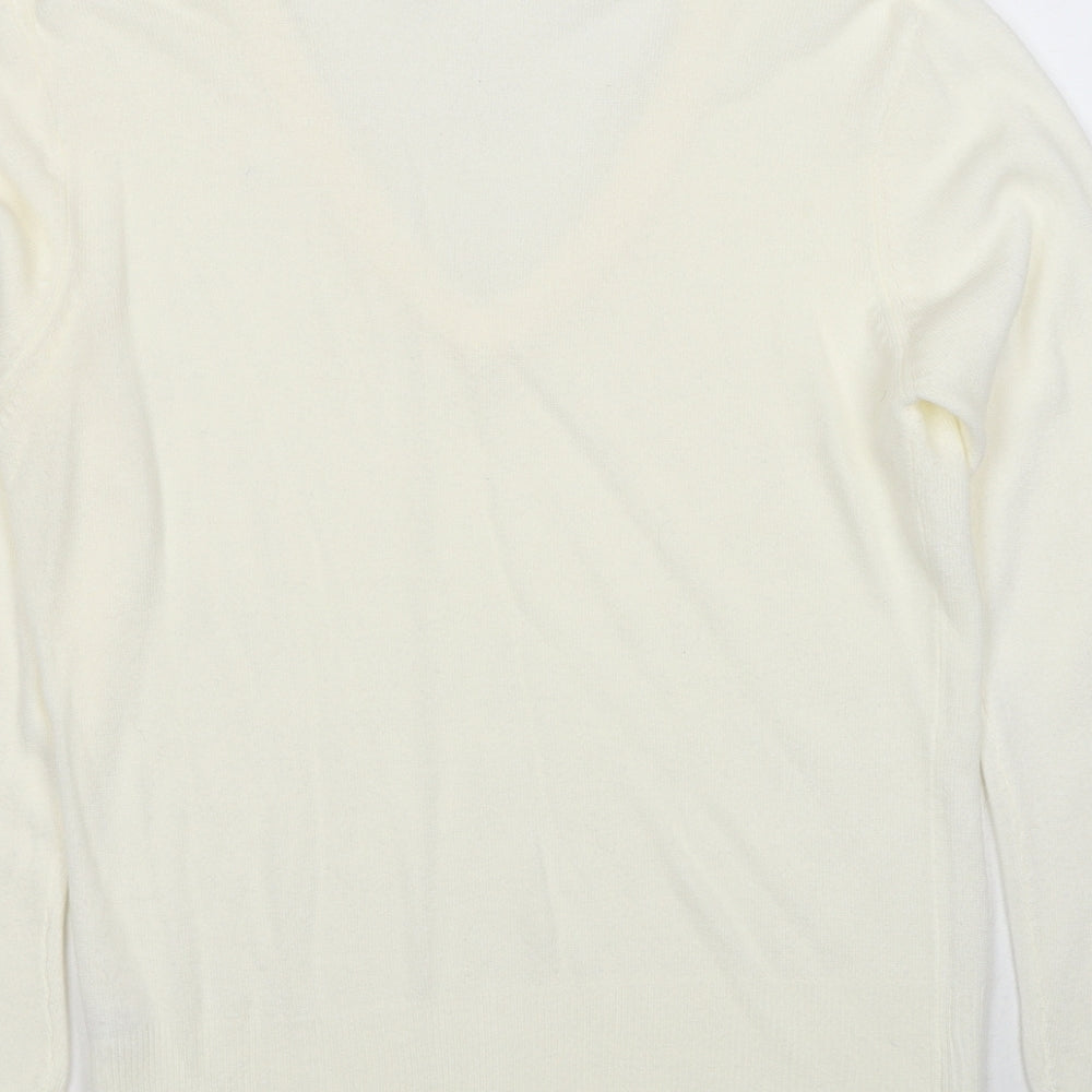 Womens UK Size L M&Co Ivory Pullover Jumper