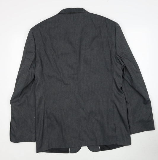 Mens UK Size 42 Charlton Grey Regular Grey Suit Jacket