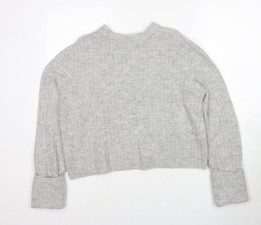 Womens UK Size L Divided by H&M Grey Pullover Jumper