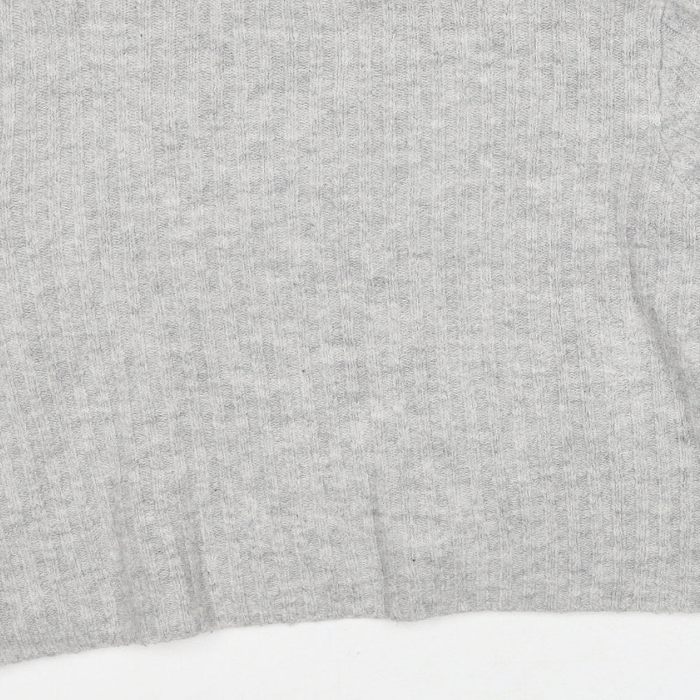Womens UK Size L Divided by H&M Grey Pullover Jumper