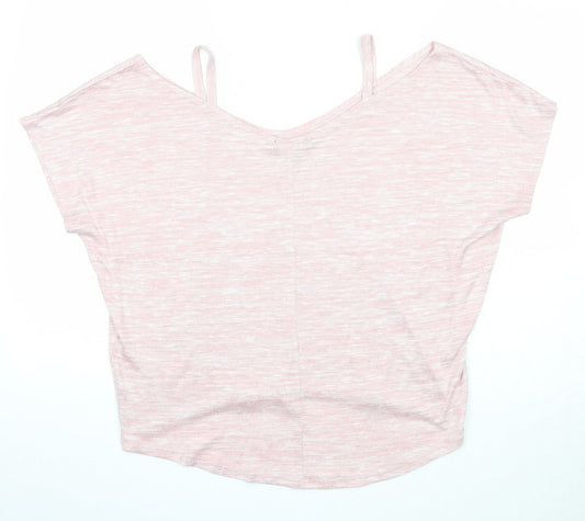 Womens UK Size M New Look Pink Basic Blouse