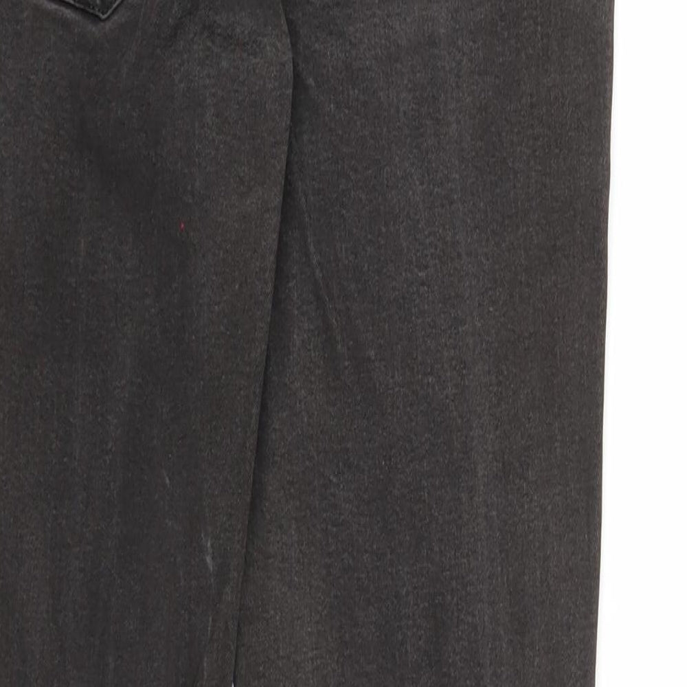 NEXT Womens Black Cotton Skinny Jeans Size 10 Regular Zip