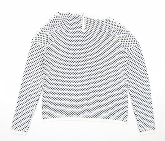 Womens UK Size 10 ESMARA White Pullover Jumper