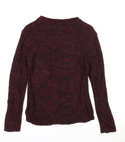 Womens UK Size S Therapy Purple Pullover Jumper