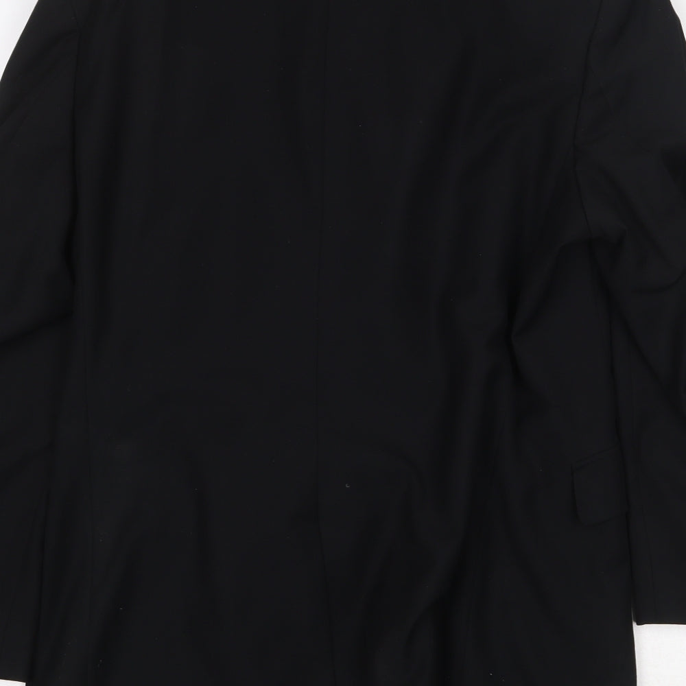 Mens UK Size 40 Burton Regular Black Suit Jacket