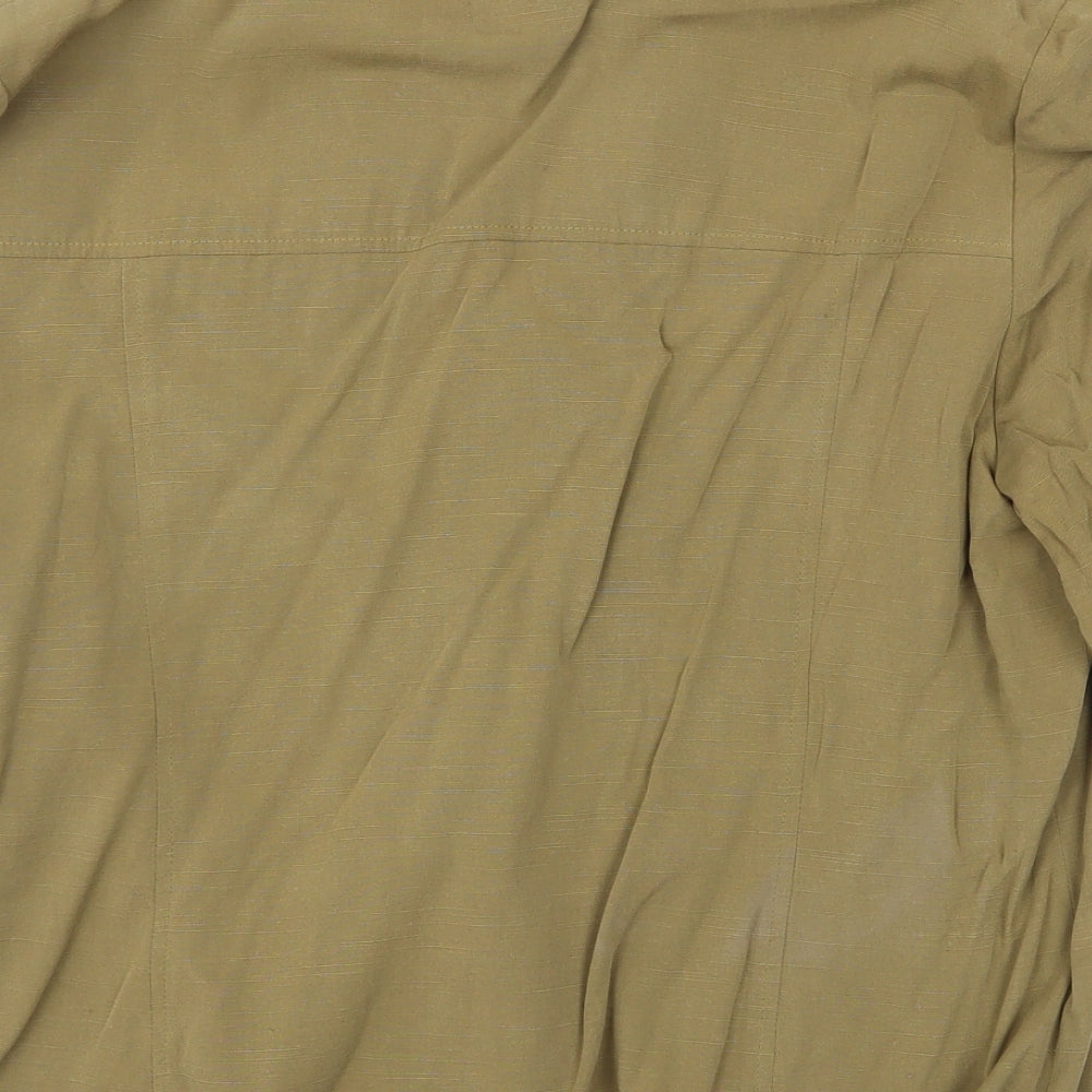 Country Casuals Womens Green Modal Jacket Blazer Size 16