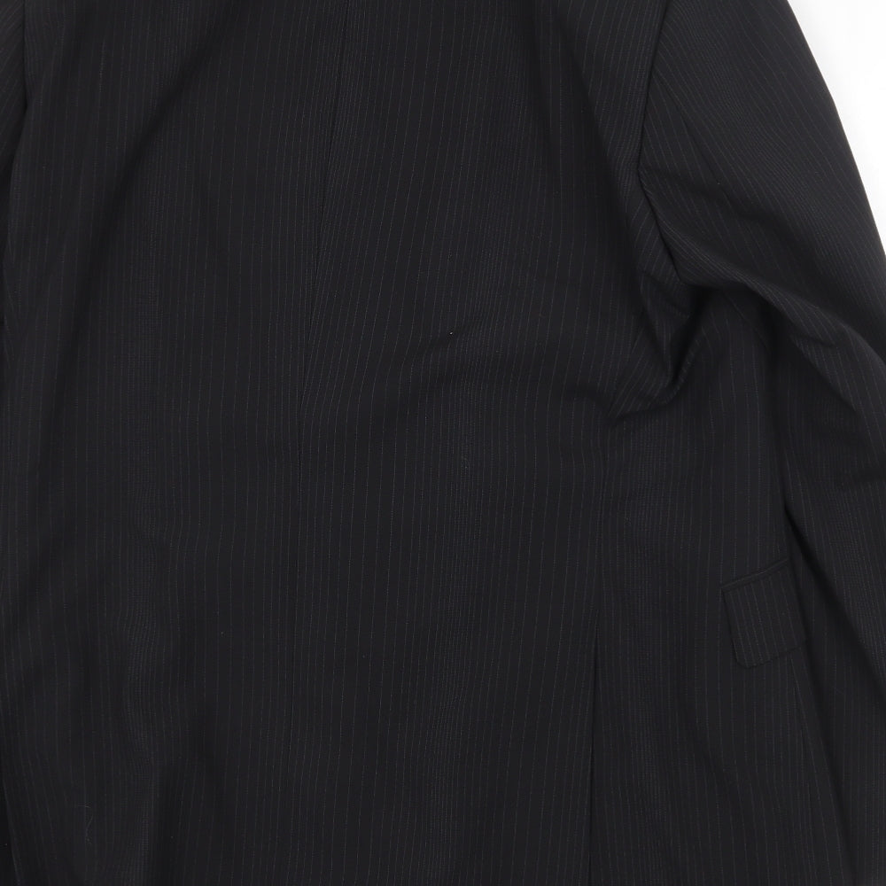 Mens UK Size 44 Burton Regular Black Suit Jacket