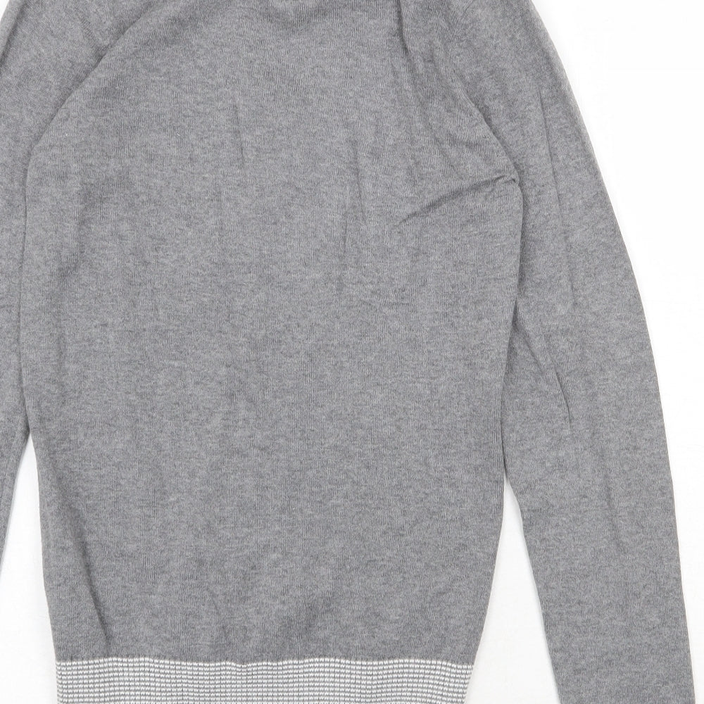 Womens UK Size XS NEXT Grey Cardigan Jumper