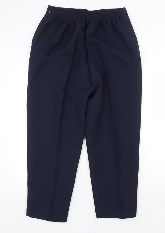 Womens UK Size 18 Saira of Manchester Regular Fit Carrot Blue Trousers