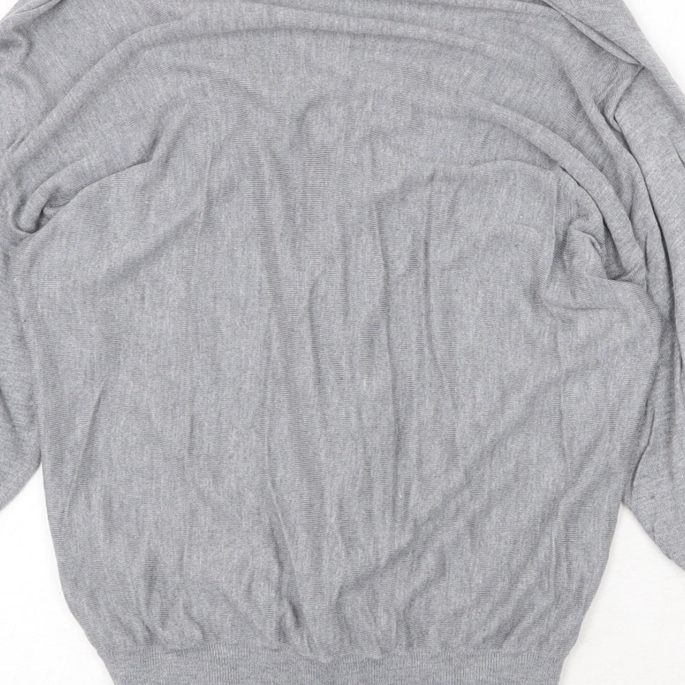 Womens UK Size XS H&M Grey Cardigan Jumper
