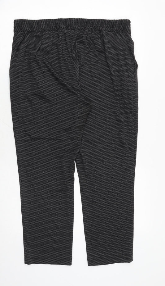Womens UK Size 18 Classic Regular Fit Grey Trousers