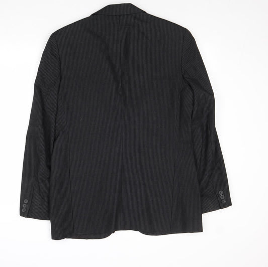 Mens UK Size 40 C&A Regular Black Suit Jacket