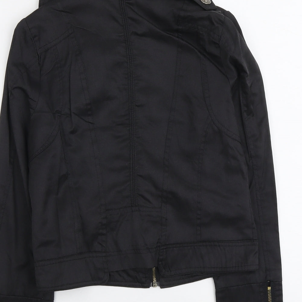 Womens UK Size 4 Zara Black Jacket