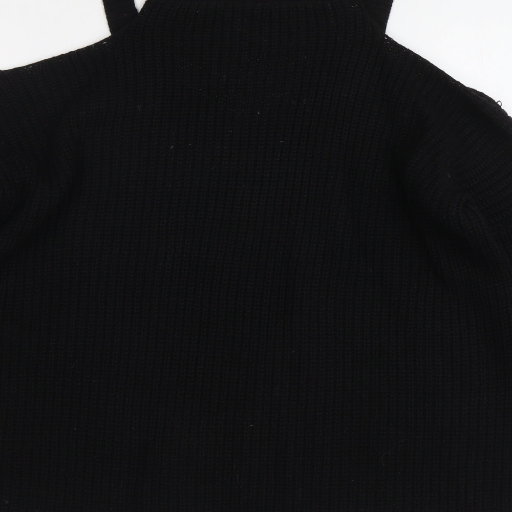 Womens UK Size M New Look Black Pullover Jumper