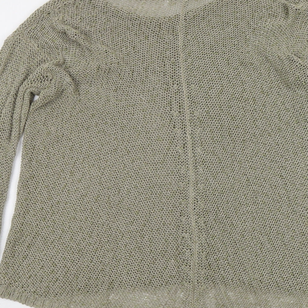 Womens UK Size 10 Marks and Spencer Green Pullover Jumper