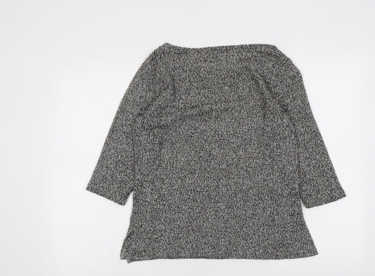 Womens UK Size 10 New Look Grey Pullover Jumper