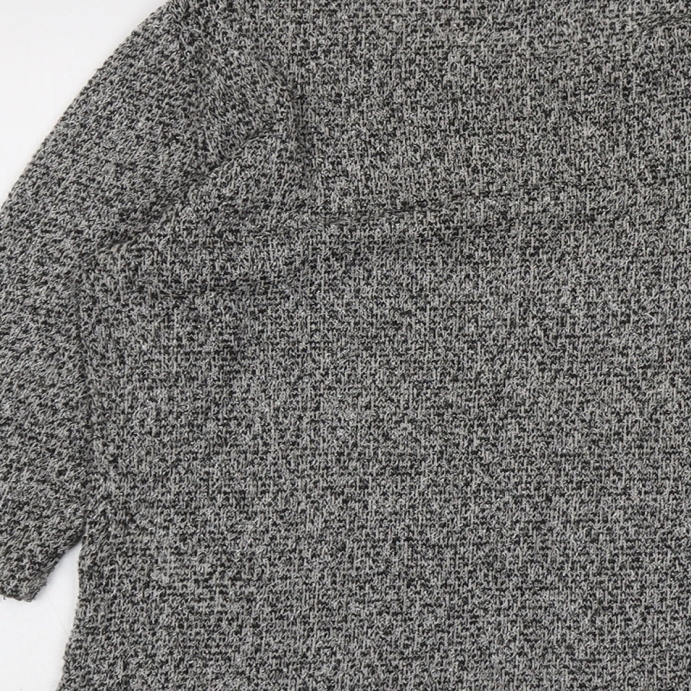 Womens UK Size 10 New Look Grey Pullover Jumper