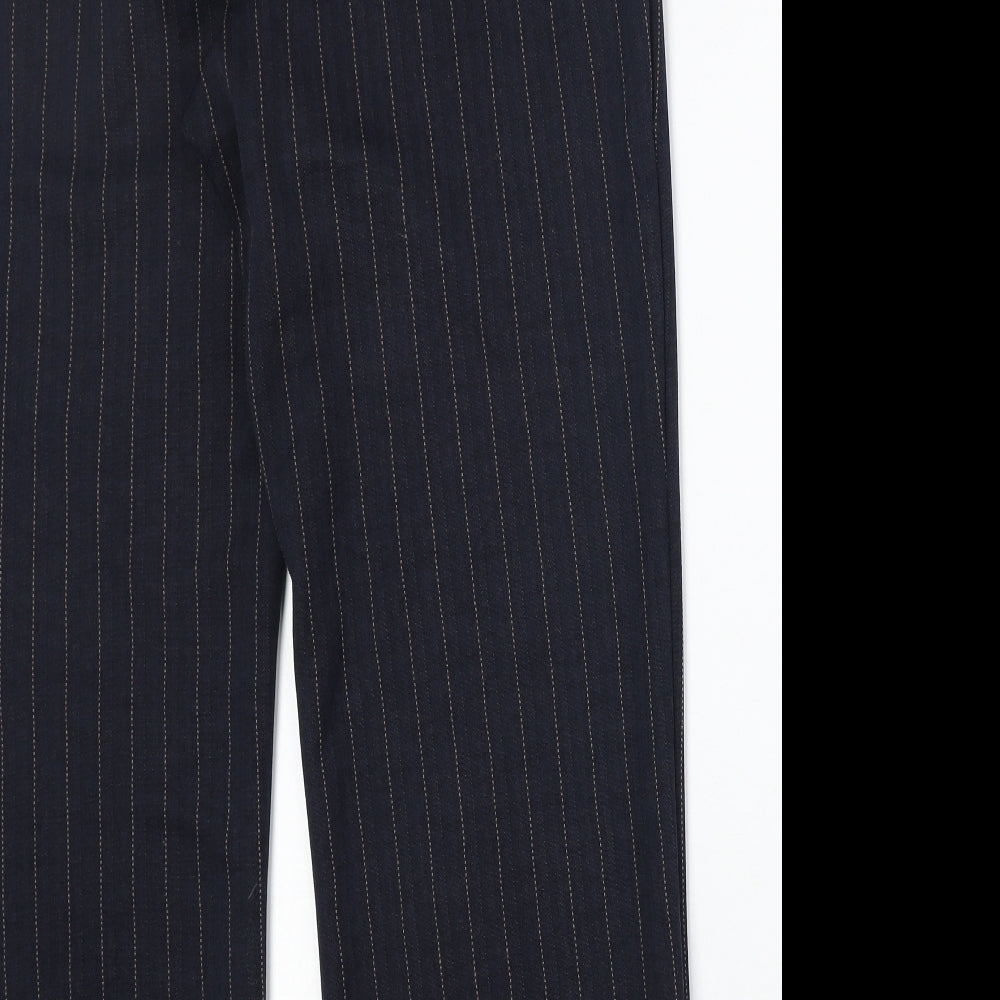 Womens UK Size 32 in Preworn Regular Fit Blue Trousers