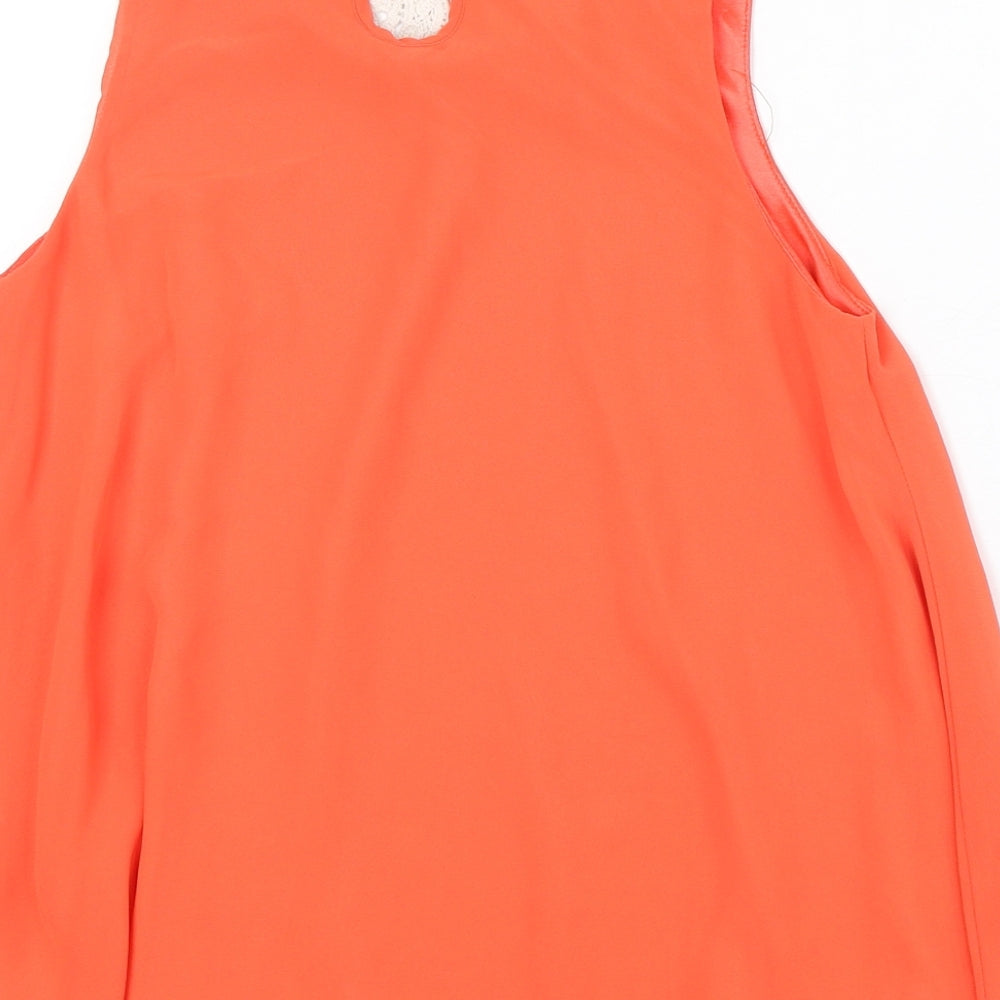 Womens UK Size 6 Select Orange Basic Tank