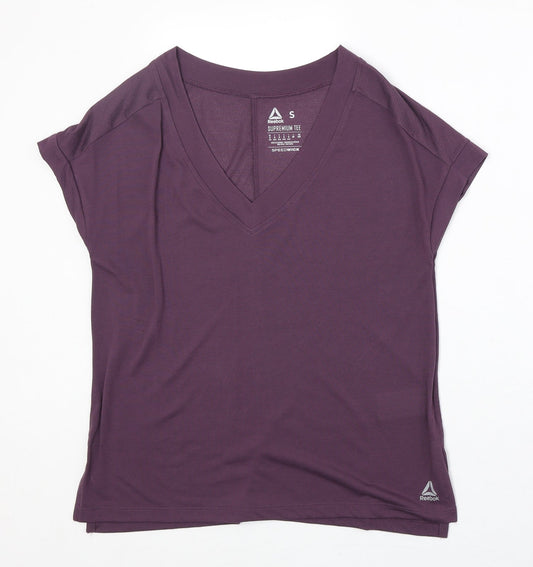 Womens UK Size S Reebok Purple T-Shirt