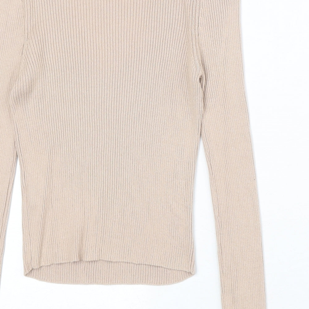 Womens UK Size 8 Atmosphere Beige Pullover Jumper