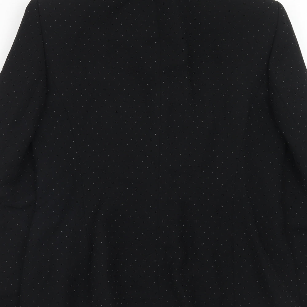 Principles Womens Black Polyester Jacket Suit Jacket Size 12