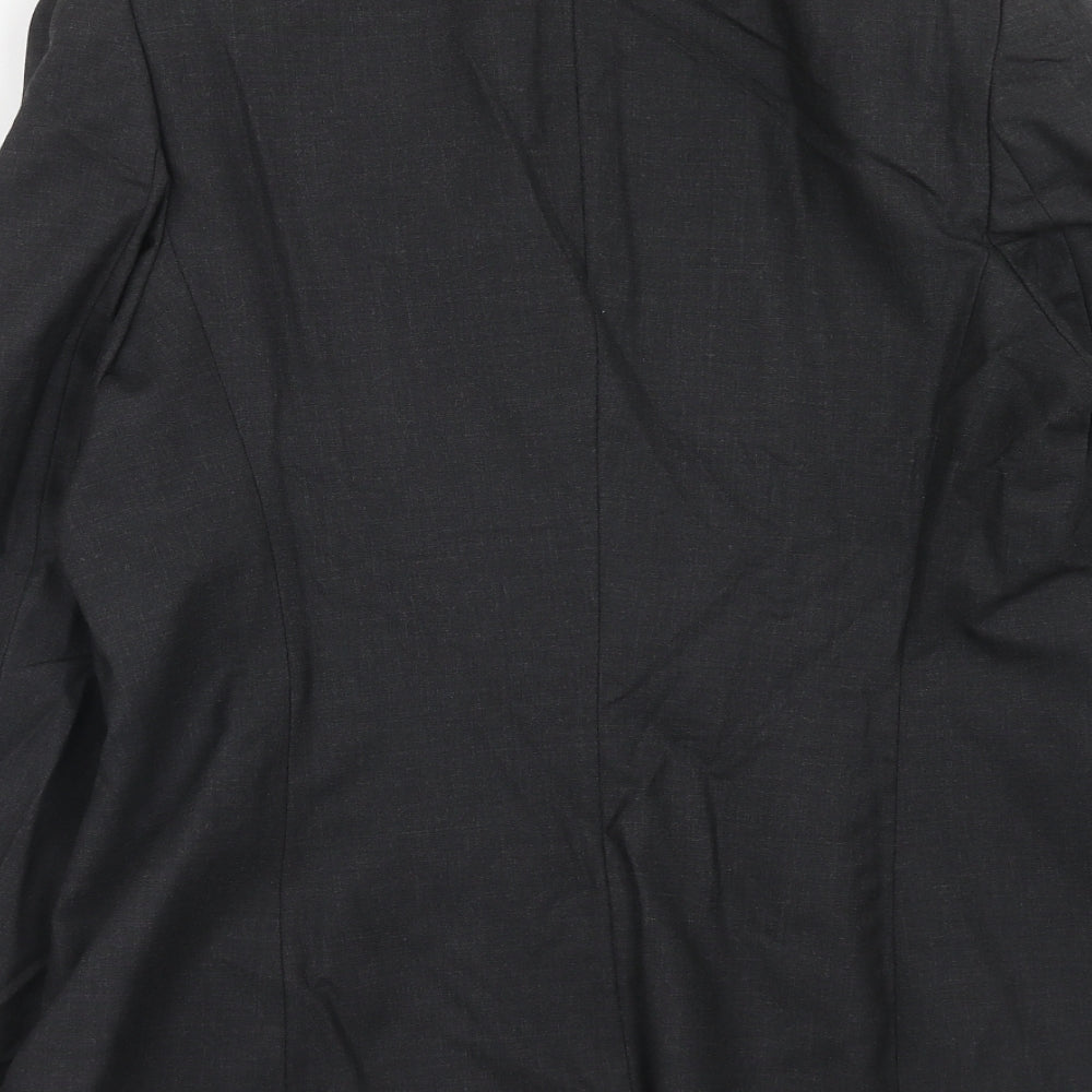 NEXT Womens Grey Wool Jacket Suit Jacket Size 14