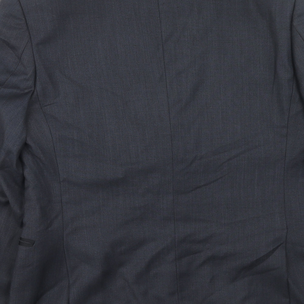 Mens UK Size 38 Topman Regular Blue Suit Jacket