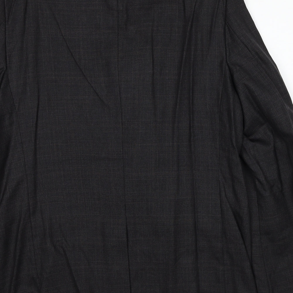 Mens UK Size 42 British Tailor Regular Grey Suit Jacket