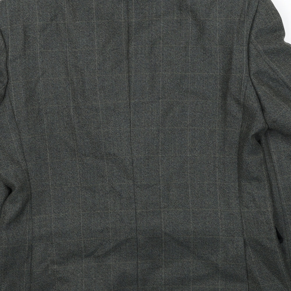 Mens UK Size 40 Preworn Regular Green Suit Jacket