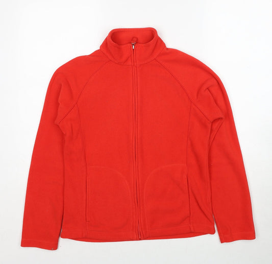 Dunnes Womens Red Jacket Size 10 Zip