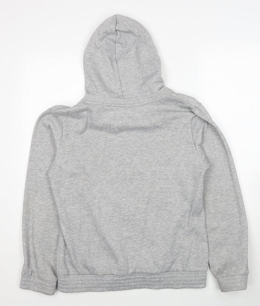 Womens UK Size 14 LA Gear Grey Full Zip Hoodie