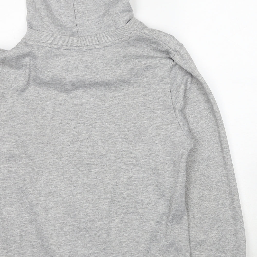 Womens UK Size 14 LA Gear Grey Full Zip Hoodie