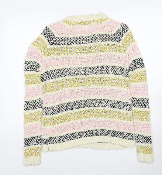 Womens UK Size S NEXT Multicoloured Pullover Jumper