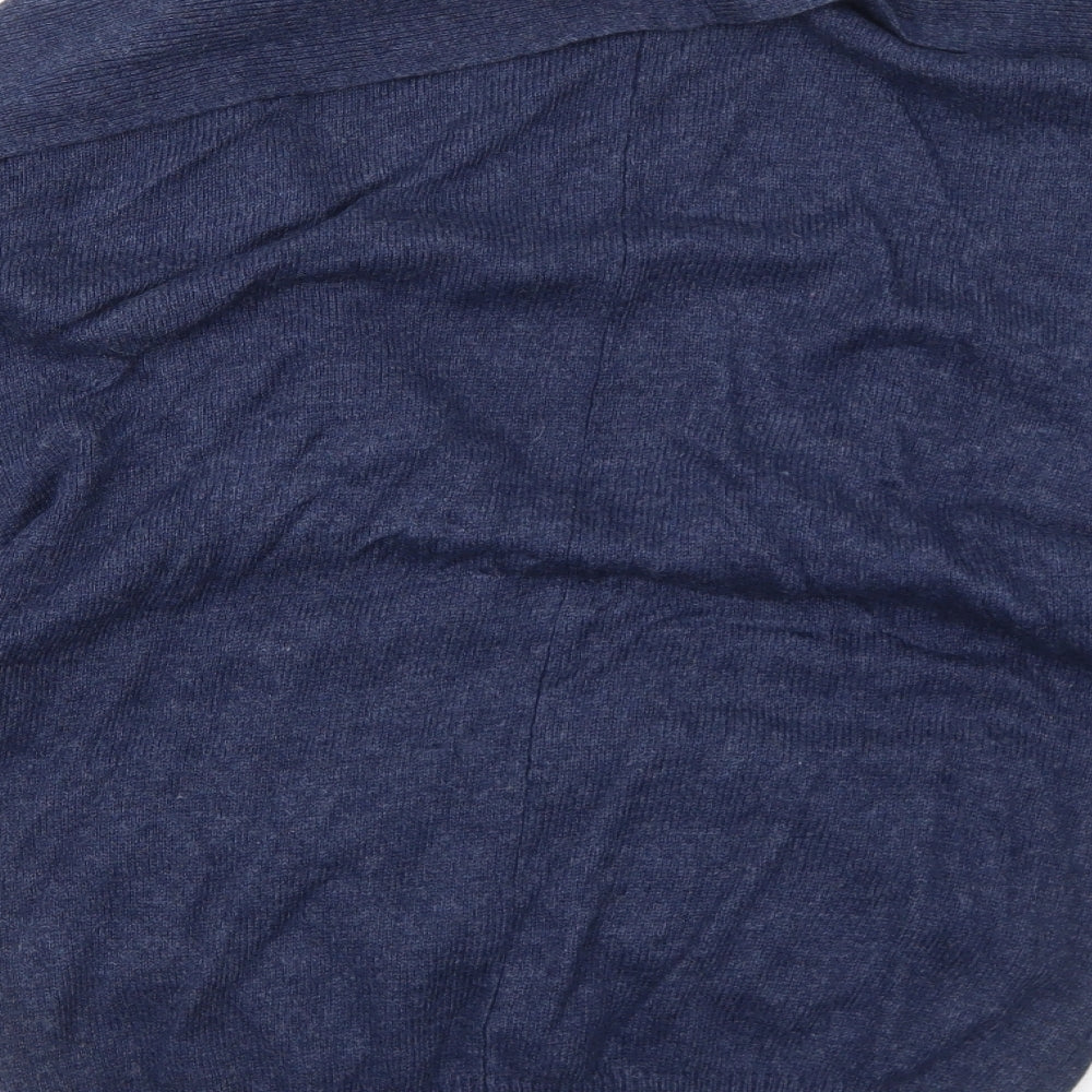 Womens UK Size M Preworn Blue Cardigan Jumper