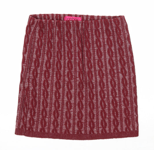 Womens UK Size M Boohoo A-Line Skirt