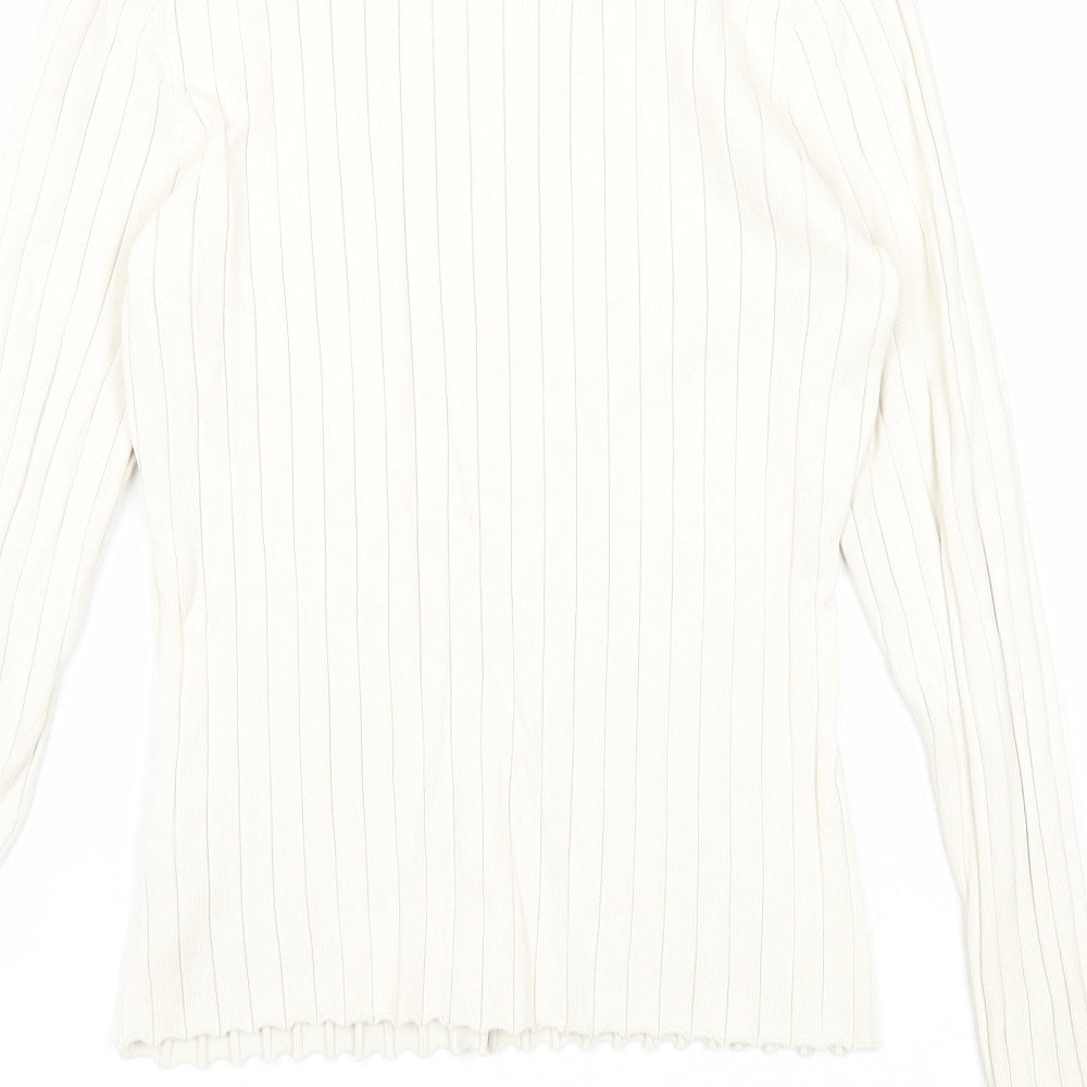 Womens UK Size S H&M Ivory Pullover Jumper