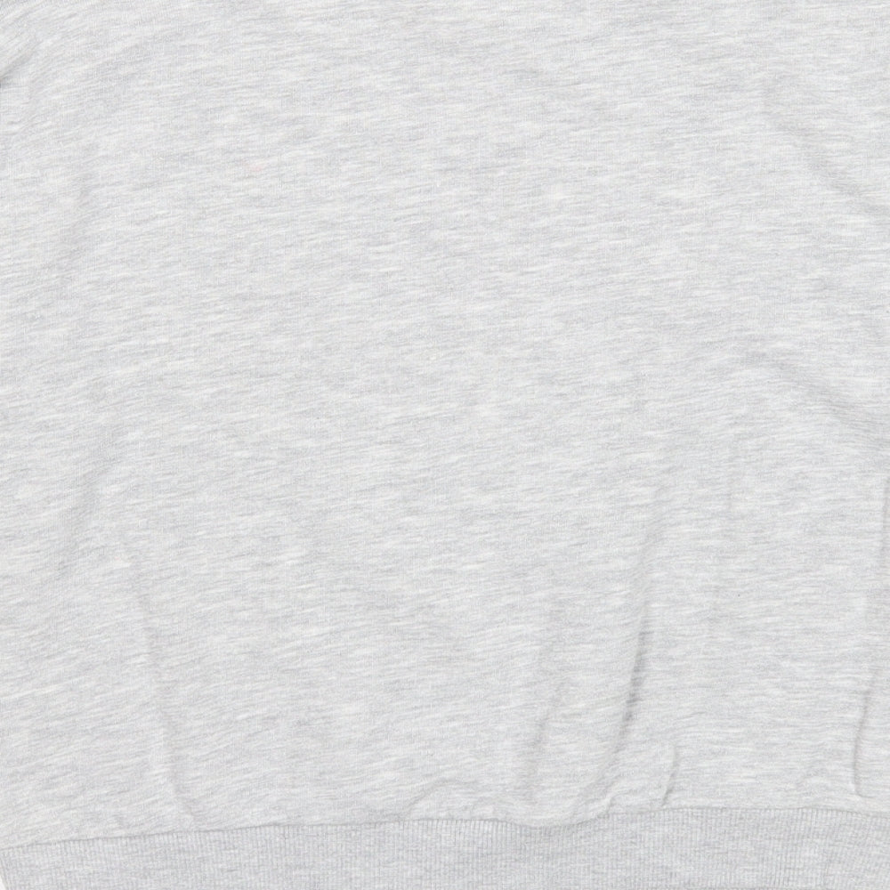 Divided Womens Grey Cotton Pullover Sweatshirt Size S Pullover - Not Your Bae