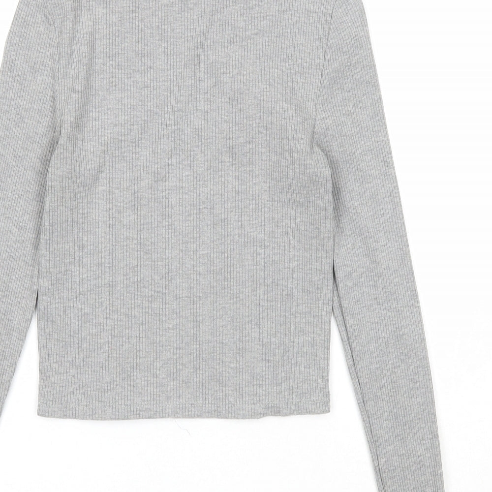 Womens UK Size 10 Topshop Grey Pullover Jumper