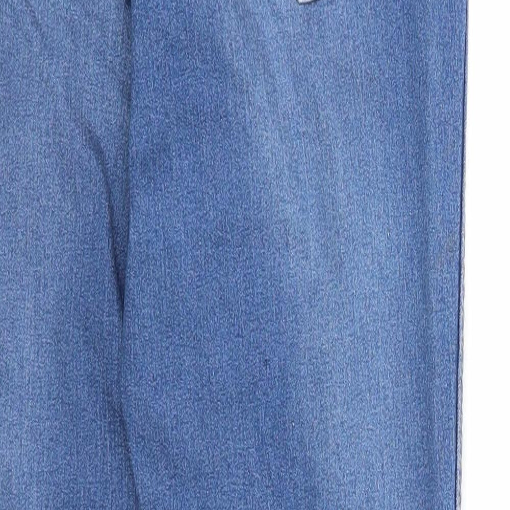 Womens UK Size 30 in H&M Regular Fit Straight Blue Jeans