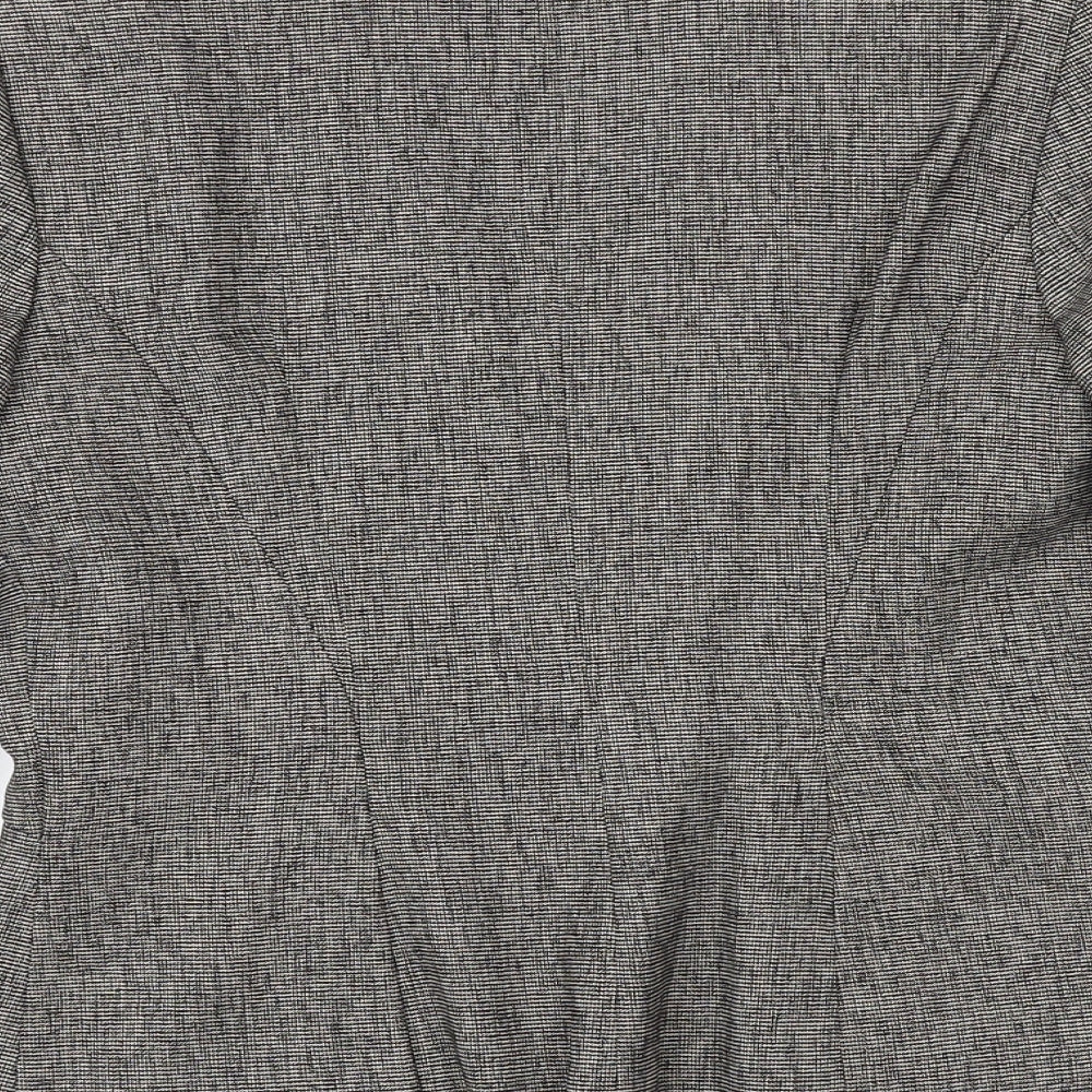 NEXT Womens Brown Viscose Jacket Blazer Size 10