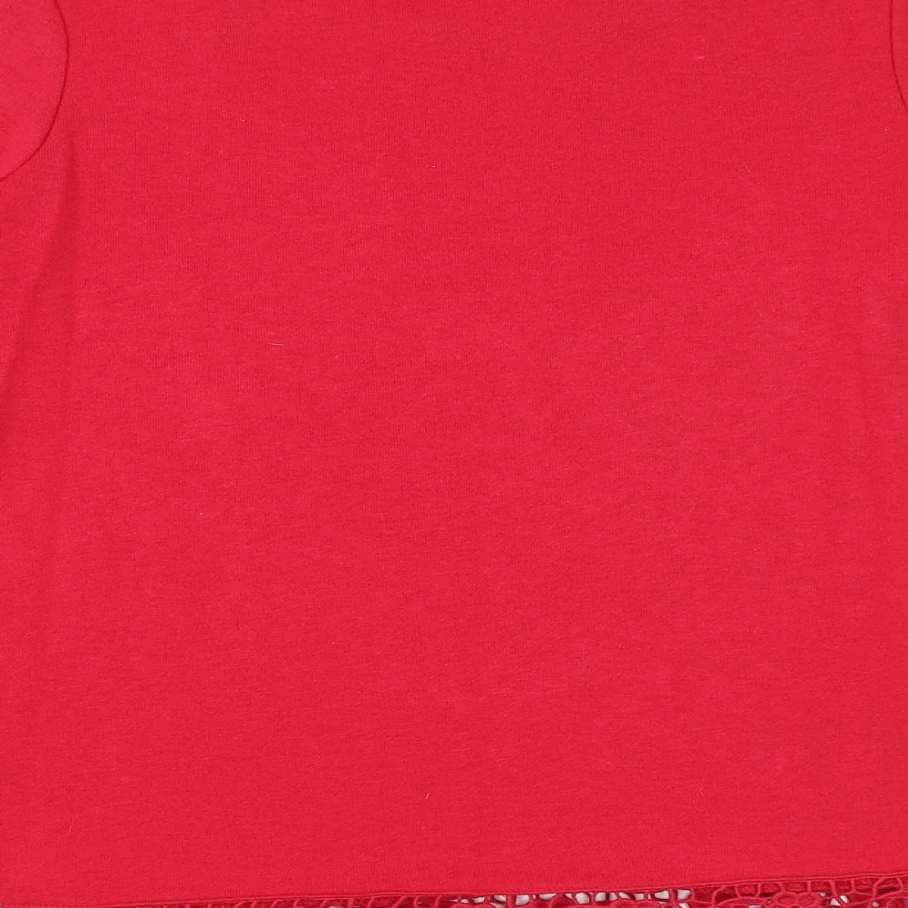 Womens UK Size 8 NEXT Red Pullover Sweatshirt