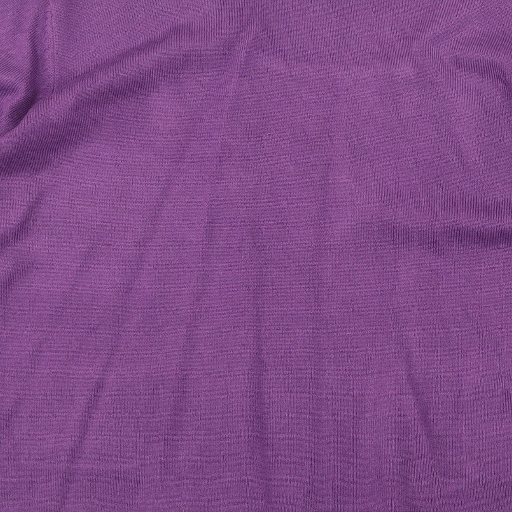Womens UK Size 2XL Anna Rose Purple Pullover Jumper