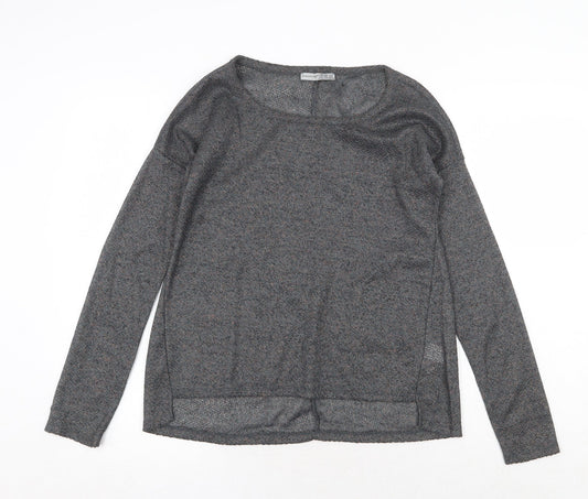 Womens UK Size 8 Atmosphere Grey Basic Blouse
