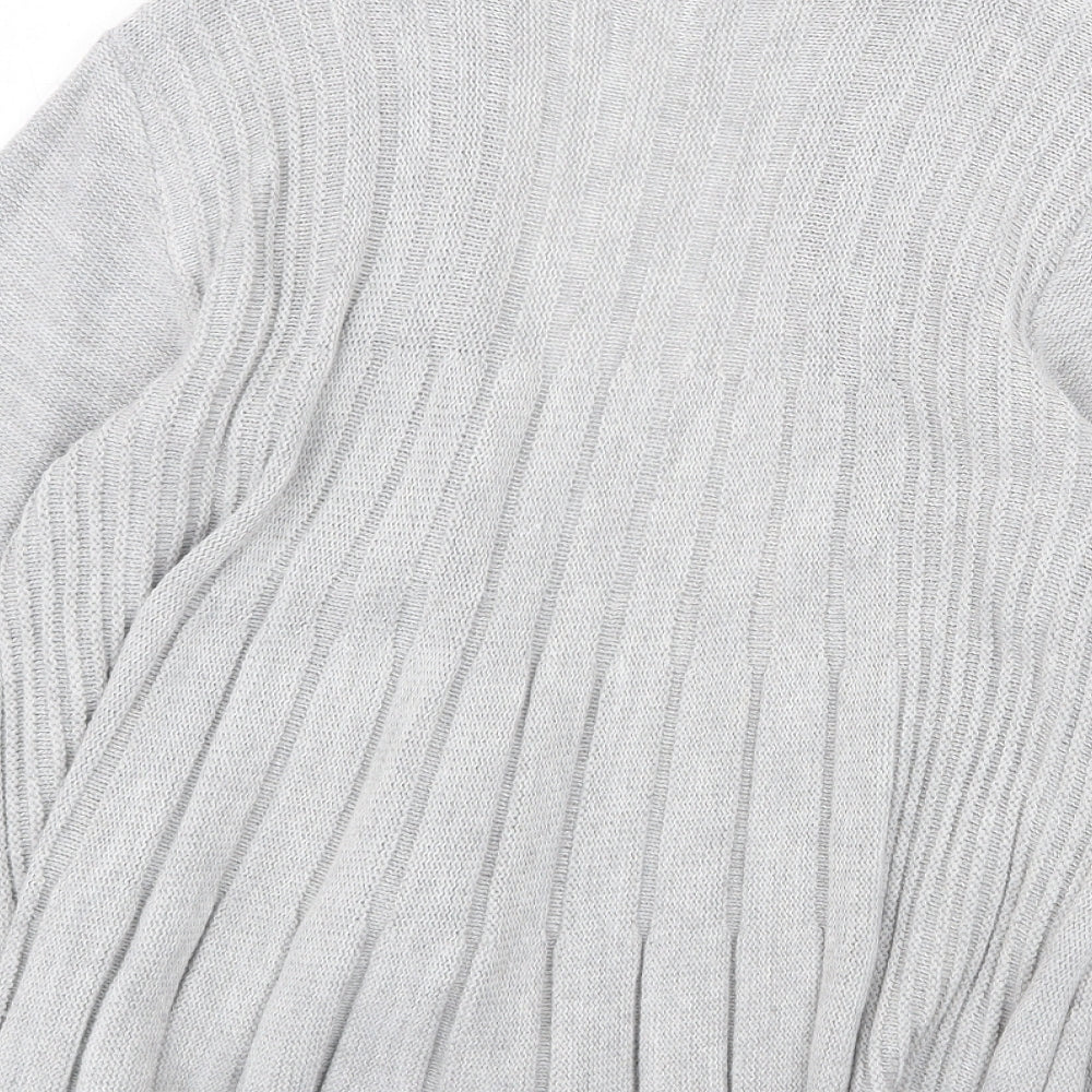Womens UK Size M Alexara Grey Cardigan Jumper